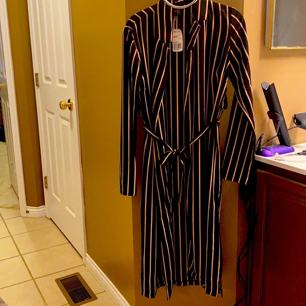 Casual Jacket black/Pink Stripe Brand New